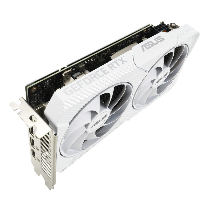 ASUS Dual OC White - NVIDIA 8 GB GDDR6 GeForce RTX 3060 graphics card