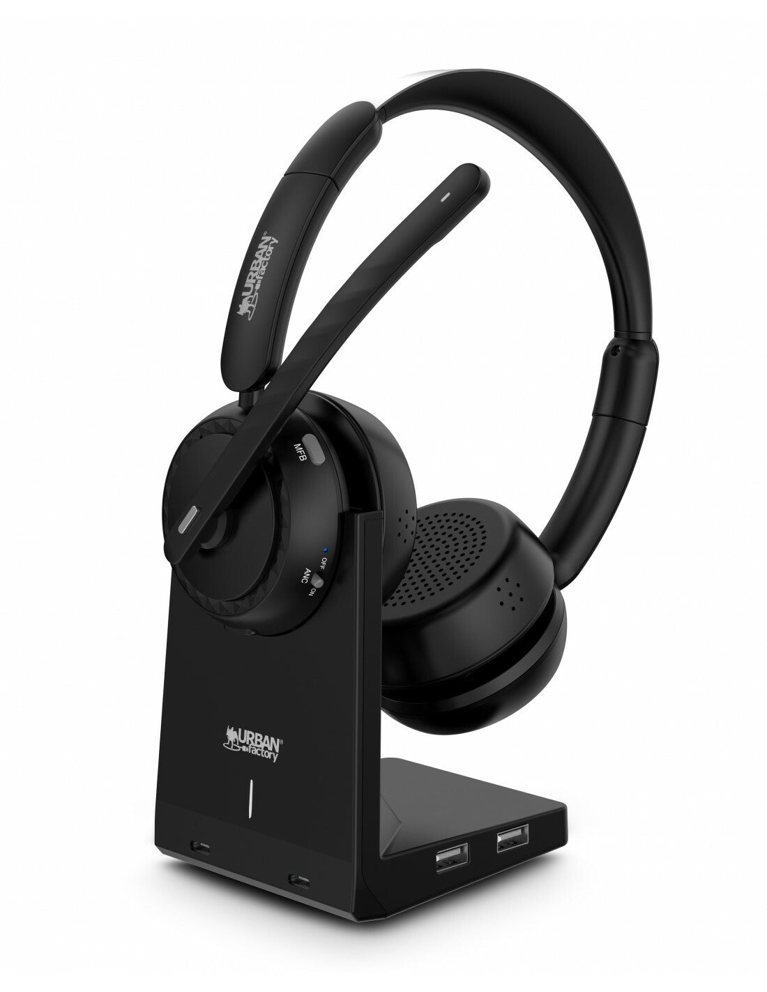 Urban Factory MOVEE MAX - Wireless Bluetooth Gaming Headset in Black