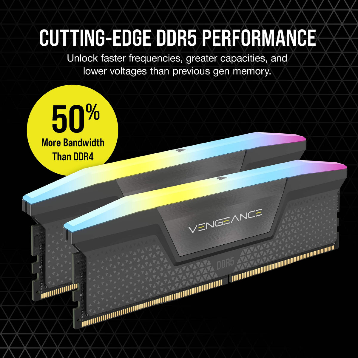 Corsair Vengeance RGB - 32 GB 2 x 16 GB DDR5 6000 MHz memory module