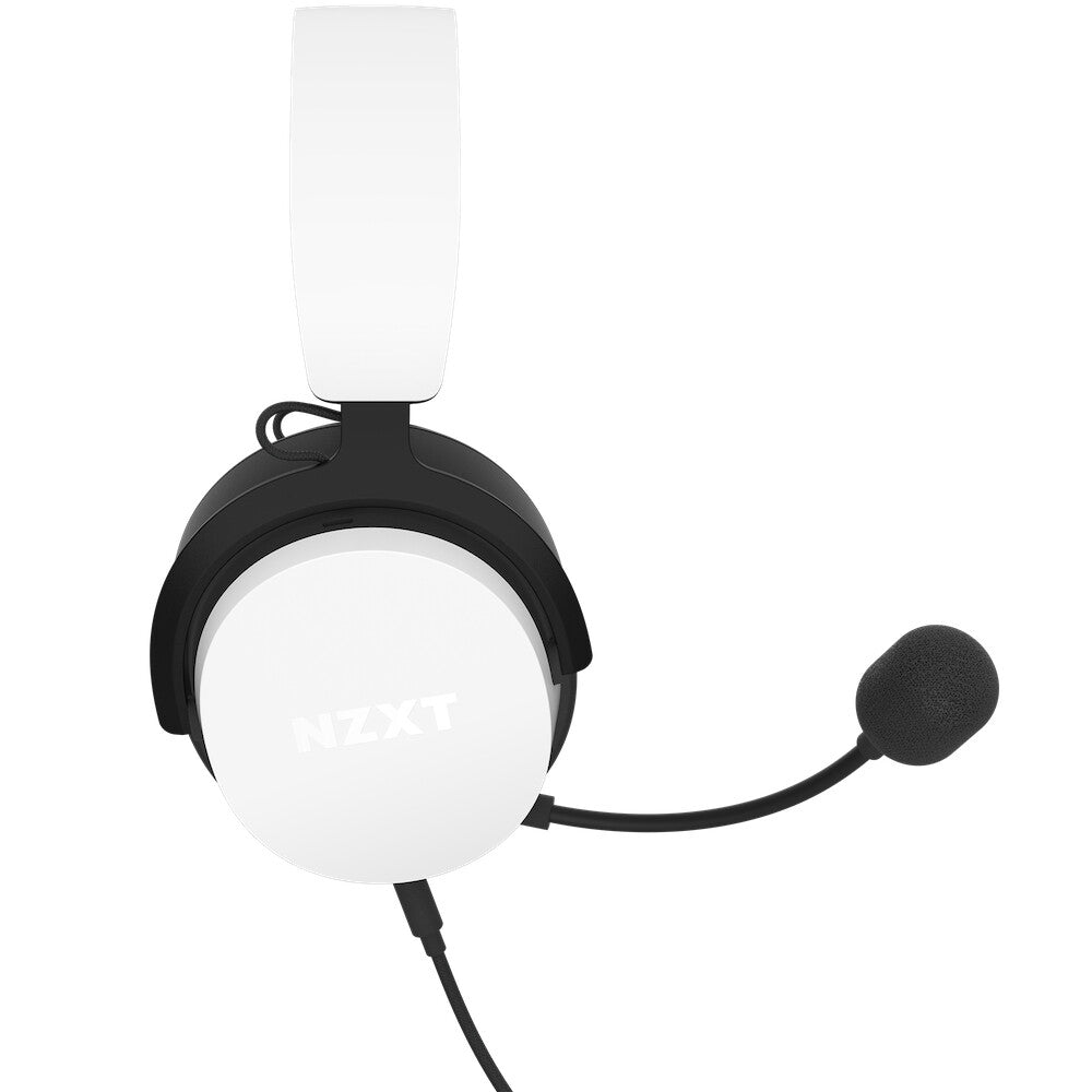 NZXT Relay - Hi-Res Certified Wired PC Gaming Headset in White