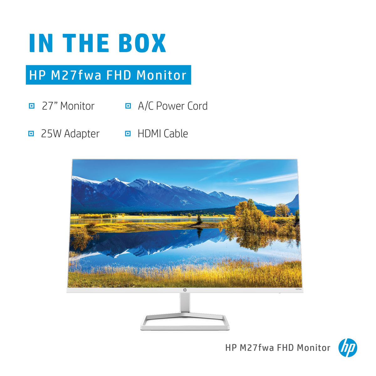 HP M27FWA - 68.6 cm (27&quot;) - 1920 x 1080 pixels - Full HD LCD Monitor