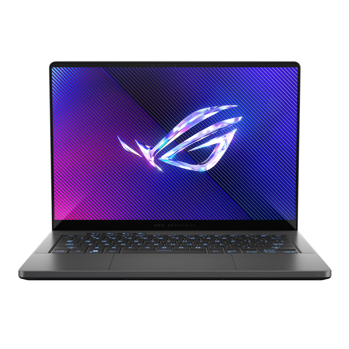 ASUS ROG Zephyrus G14 Laptop - 35.6 cm (14&quot;) - AMD Ryzen™ 9 8945HS - 32 GB LPDDR5x-SDRAM - 1 TB SSD - NVIDIA GeForce RTX 4070 - Wi-Fi 6E - Windows 11 Home - Black / Grey