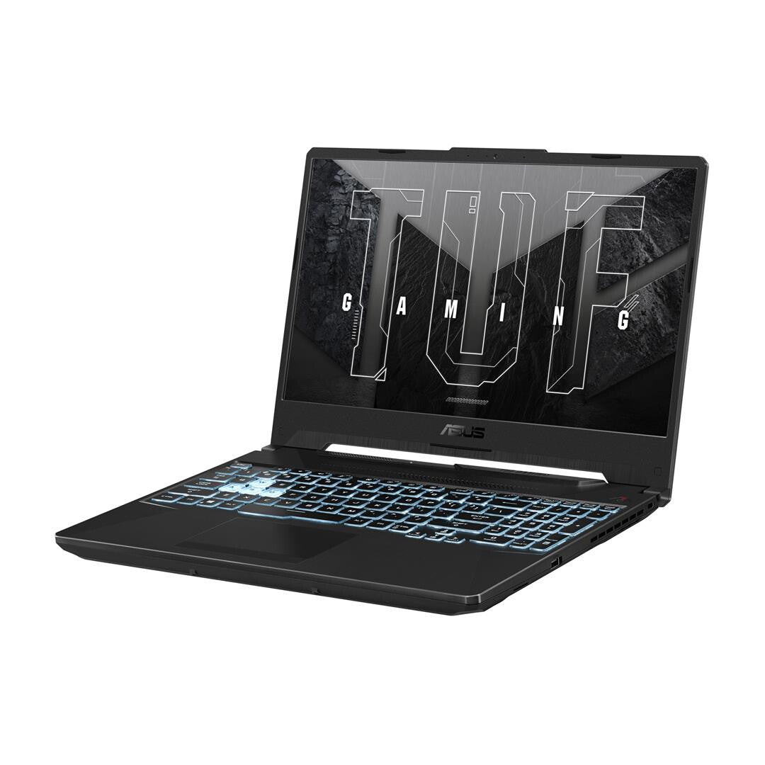 ASUS TUF Gaming F15 Laptop - 39.6 cm (15.6&quot;) - Intel® Core™ i5-11400H - 8 GB DDR4-SDRAM - 512 GB SSD - NVIDIA GeForce RTX 2050 - Wi-Fi 6 - Windows 11 Home - Black