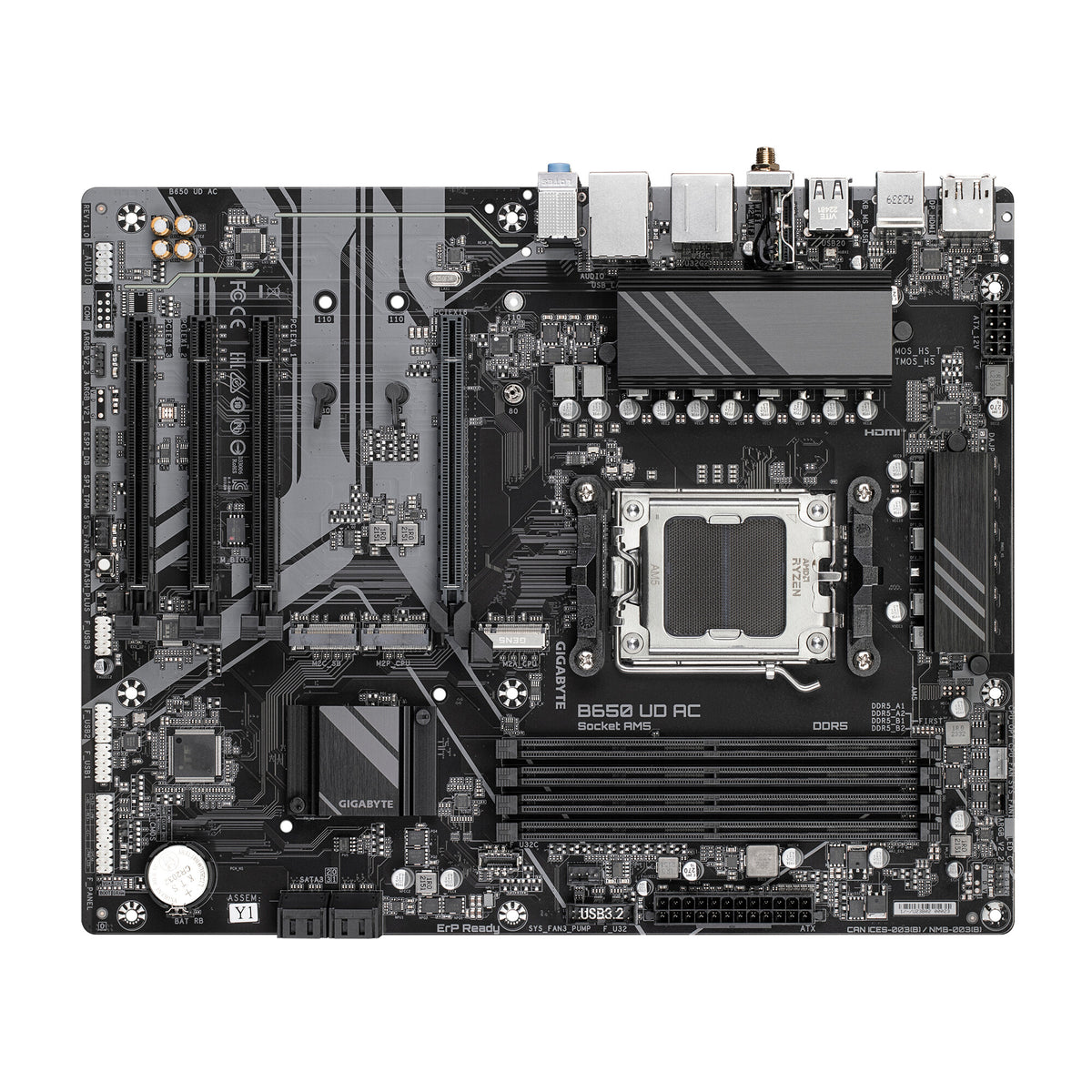 GIGABYTE B650 UD AC ATX motherboard - AMD B650 Socket AM5