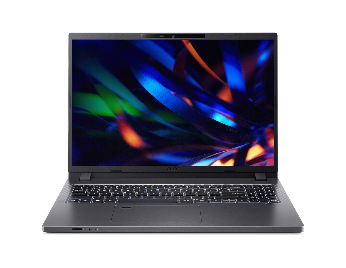 Acer TravelMate P2 Laptop - 40.6 cm (16&quot;) - Intel® Core™ i5-1335U - 8 GB DDR4-SDRAM - 256 GB SSD - Wi-Fi 6E - Windows 11 Pro - Grey