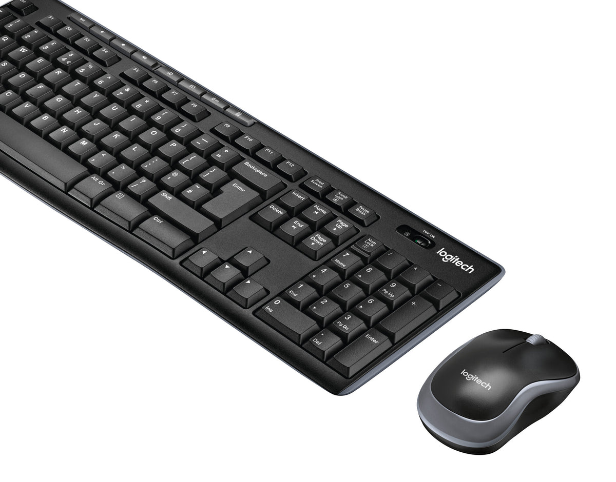 Logitech MK270 Wireless Combo - Wireless USB AZERTY Keyboard + Wireless Mouse
