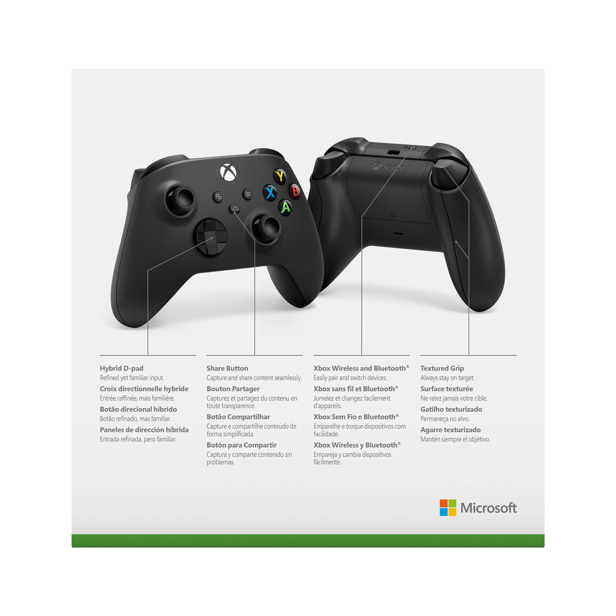 Microsoft Xbox Bluetooth Wireless Controller in Black