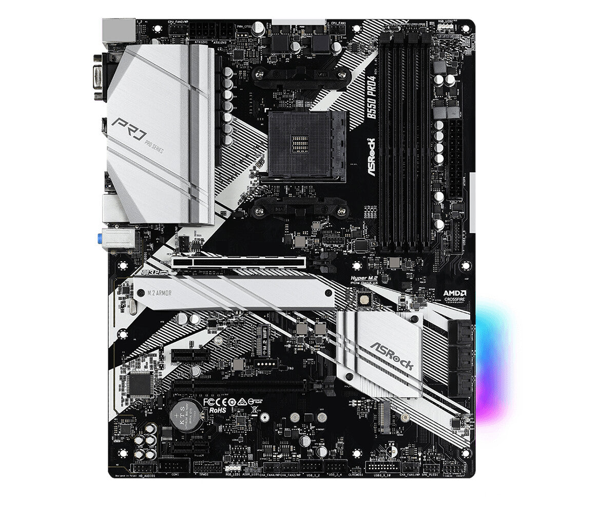 Asrock B550 Pro4 ATX motherboard - AMD B550 Socket AM4