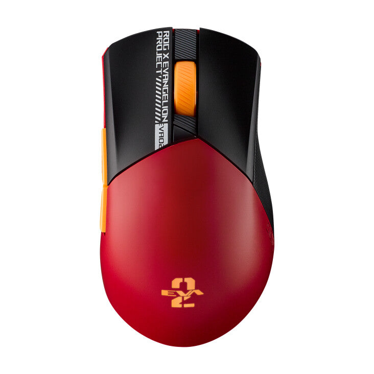 ASUS ROG Gladius III Wireless AimPoint &quot;EVA-02 Edition&quot; -  RF Wireless + Bluetooth + USB Type-A Optical Mouse - 36,000 DPI