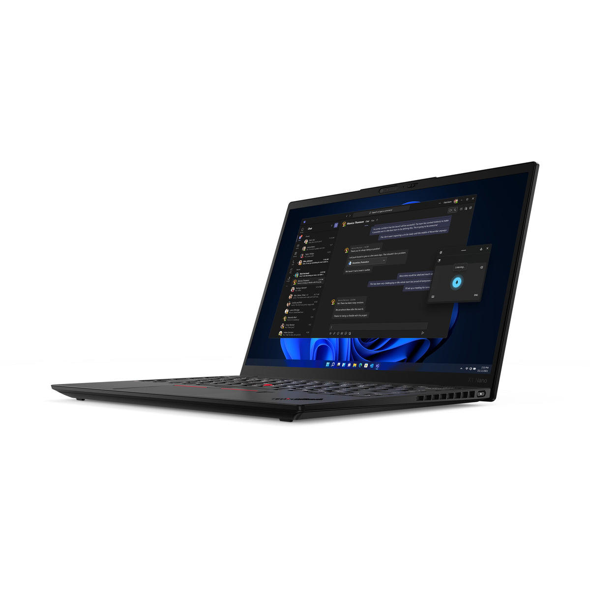 Lenovo ThinkPad X1 Nano Gen 2 Laptop - 33 cm (13&quot;) - Intel® Core™ i7-1260P - 16 GB LPDDR5-SDRAM - 512 GB SSD - Wi-Fi 6E - Windows 11 Pro - Black