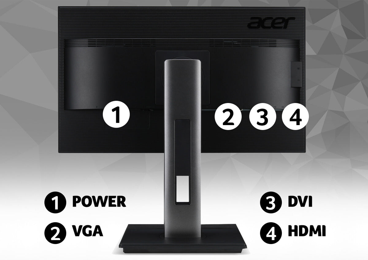 Acer B6 B246HYLA - 60.5 cm (23.8&quot;) - 1920 x 1080 pixels HD LED Monitor