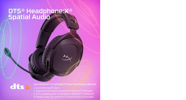 HyperX Cloud Stinger 2 - Wireless Gaming Headset in Black