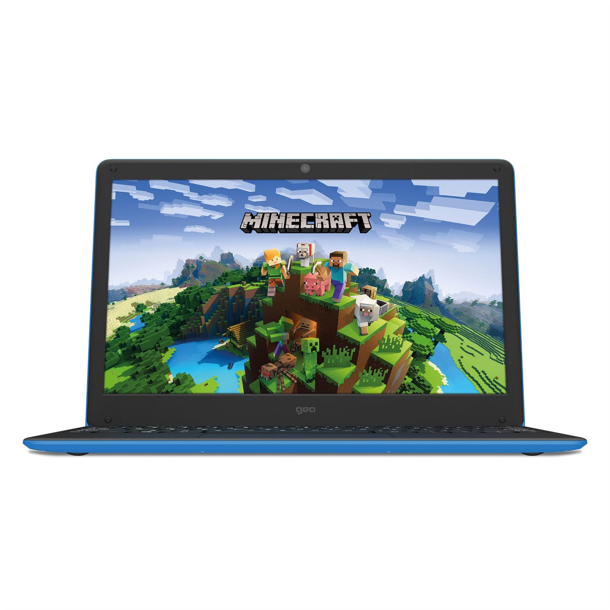 GeoBook 140 (Minecraft Edition) 14&quot; Laptop - Intel® Celeron® N N4020 - 4 GB - 64 GB eMMC - Windows 11 Home - Blue