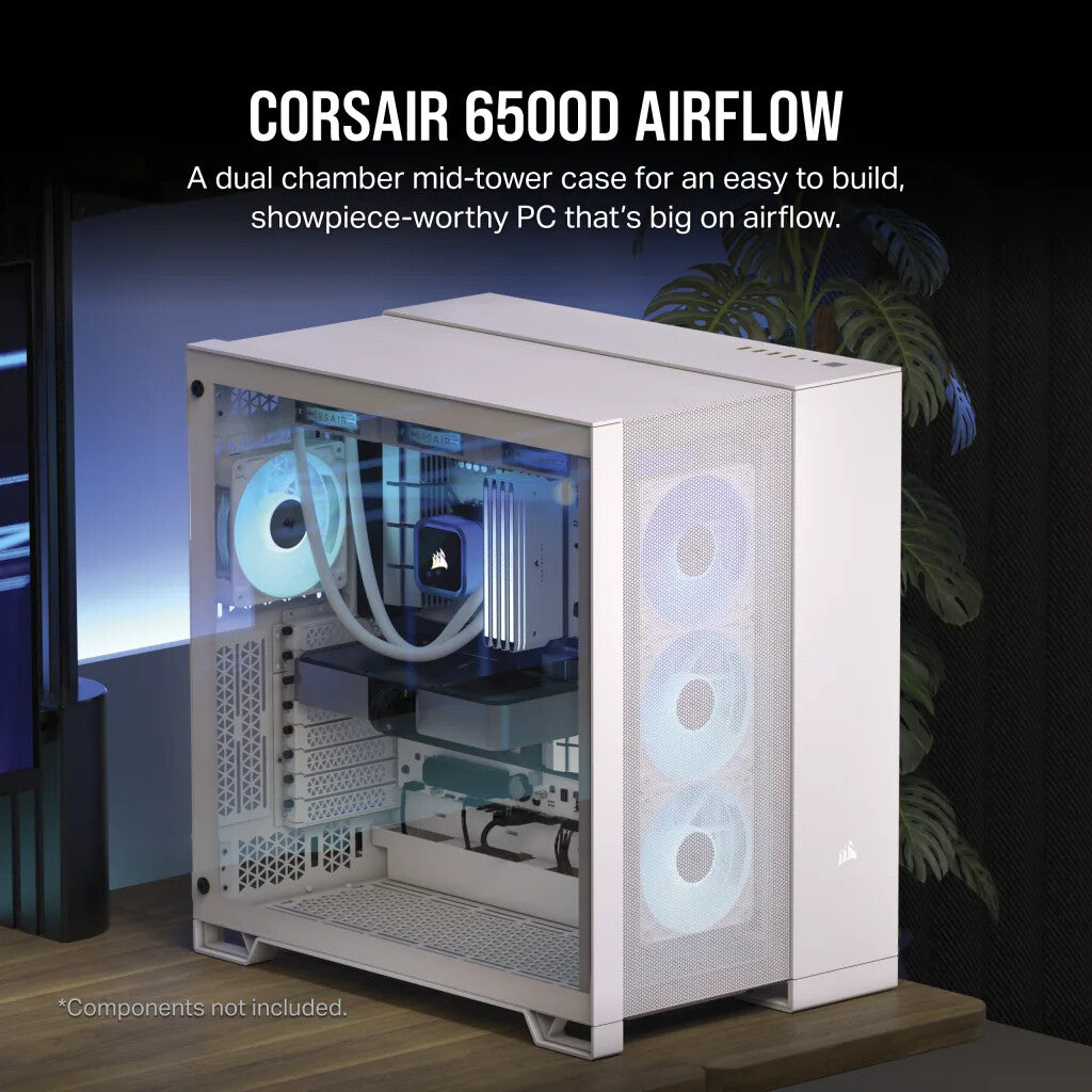 Corsair 6500D Airflow - ATX Mid Tower Case in White