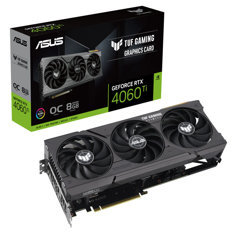 ASUS TUF Gaming - NVIDIA 8 GB GDDR6 GeForce RTX 4060 Ti graphics card