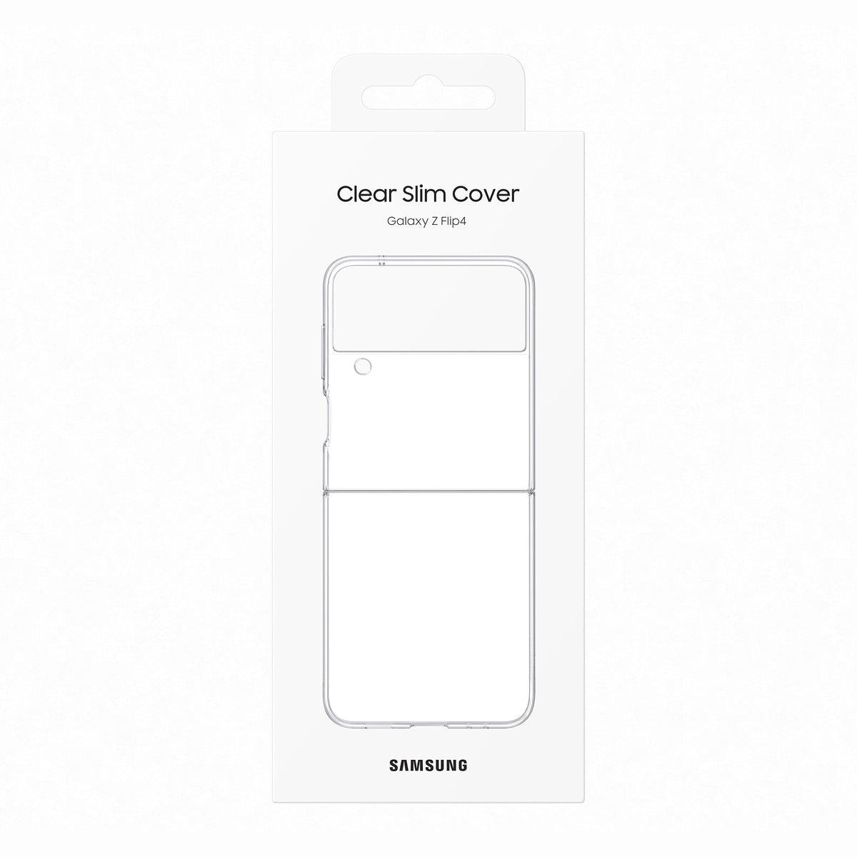 Samsung Clear Slim Cover for Galaxy Z Flip4 in Transparent
