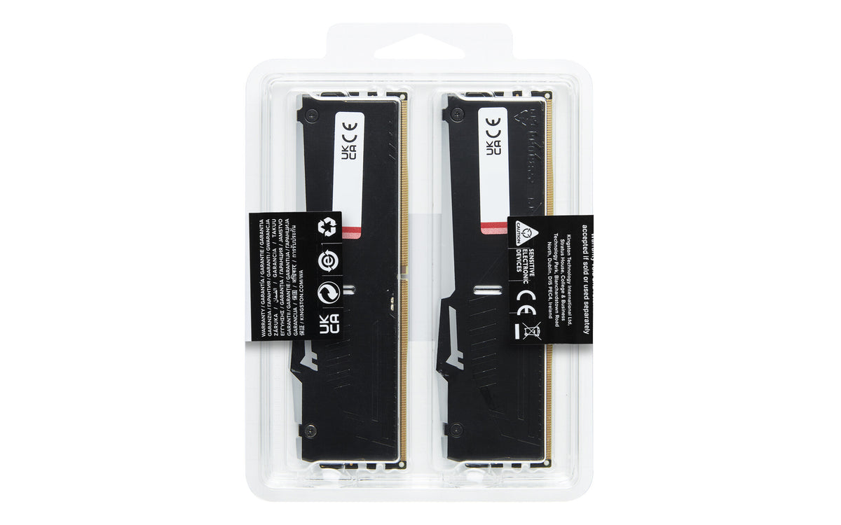 Kingston Technology FURY Beast RGB - 16 GB 2 x 8 GB 6000MT/s DDR5 memory module