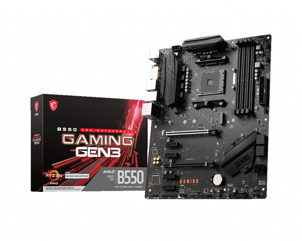 MSI MPG B550 GAMING GEN3 ATX motherboard - AMD B550 Socket AM4