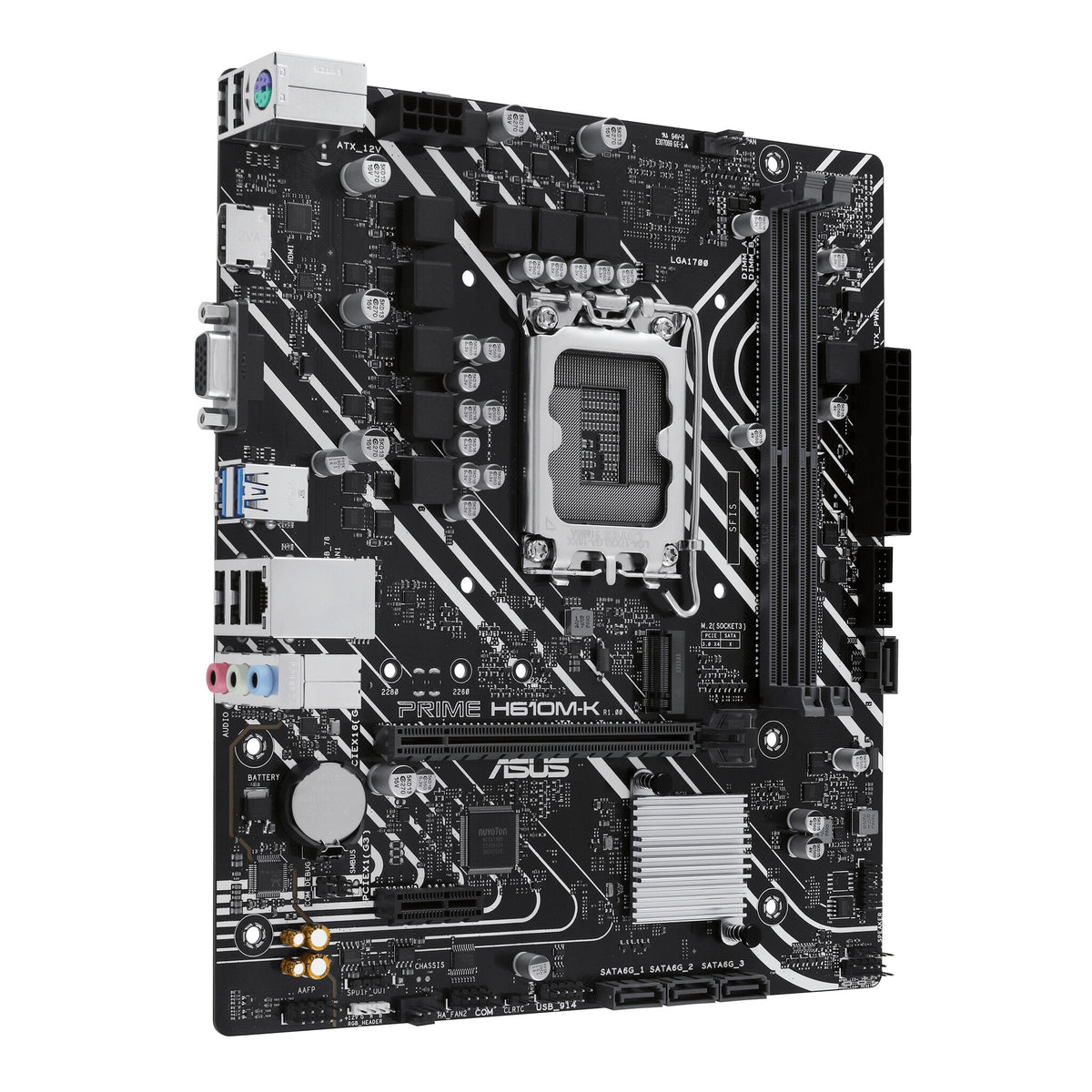 ASUS Prime H610M-K micro ATX motherboard - Intel H610 LGA 1700