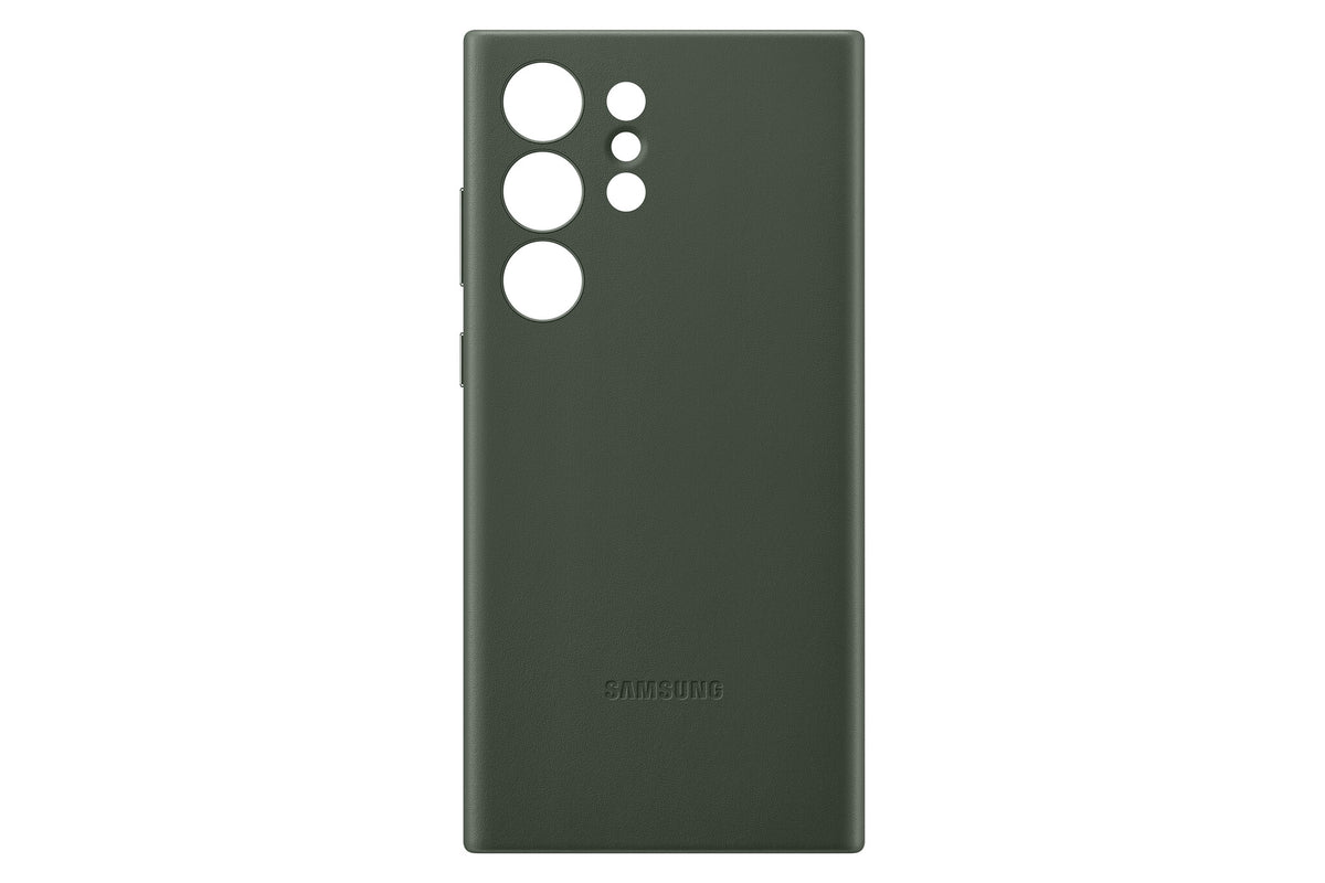 Samsung Leather Case for Galaxy S23 Ultra in Green