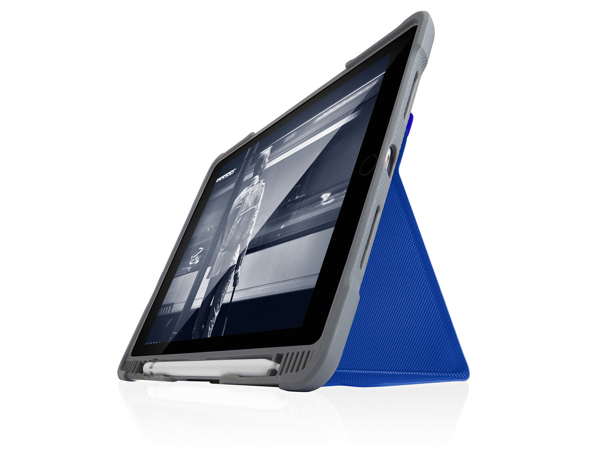 STM Dux Plus Tablet Cover for 9.7&quot; iPad in Blue / Grey