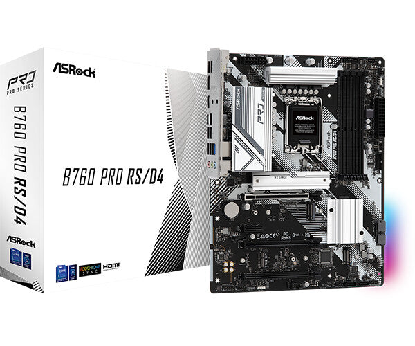 Asrock B760 Pro RS/D4 ATX motherboard - Intel B760 LGA 1700