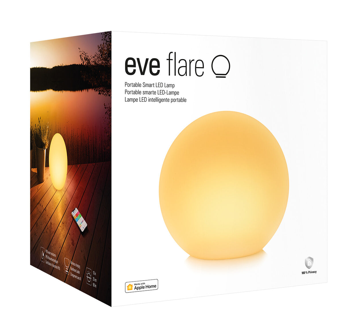 Eve Flare Thread Smart table lamp Bluetooth