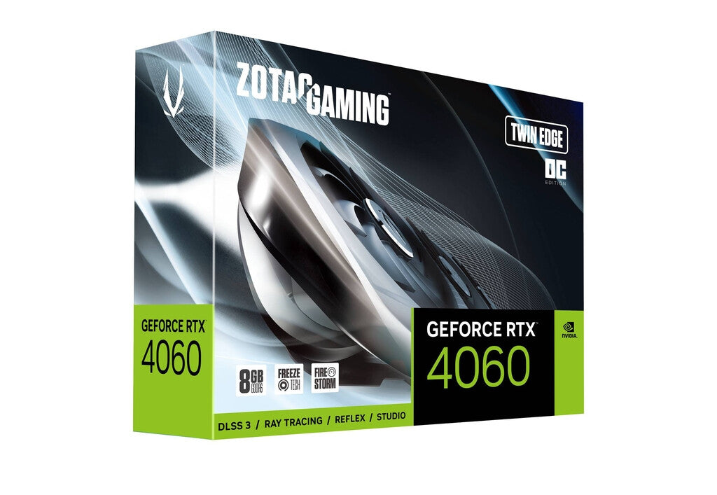 Zotac GAMING Twin Edge OC - NVIDIA 8 GB GDDR6 GeForce RTX 4060 graphics card