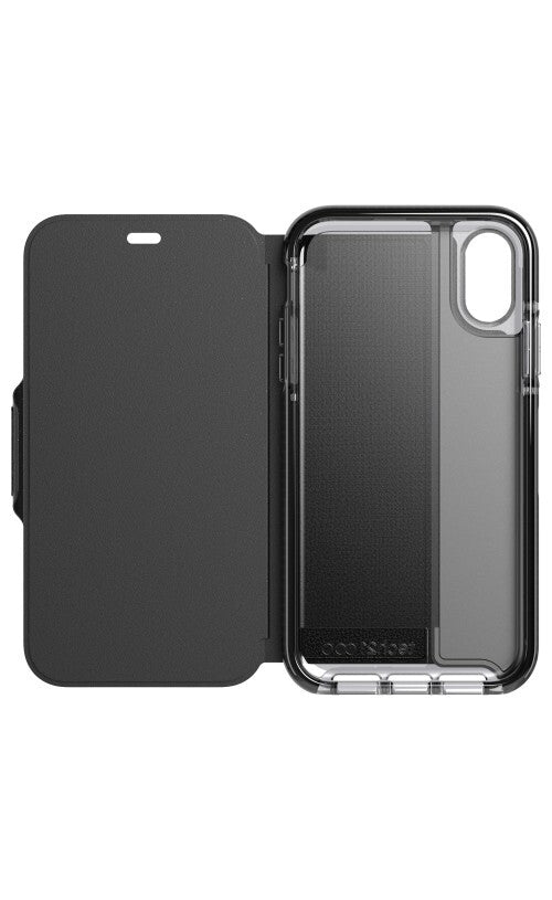 Tech21 Evo Wallet Case for iPhone XR in Black