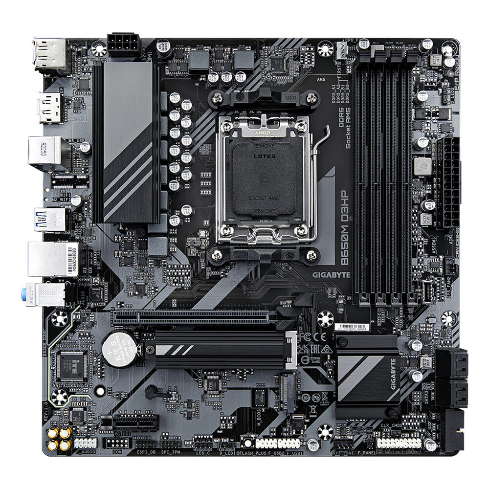 Gigabyte B650M D3HP (rev. 1.0) micro ATX motherboard - AMD B650 Socket AM5