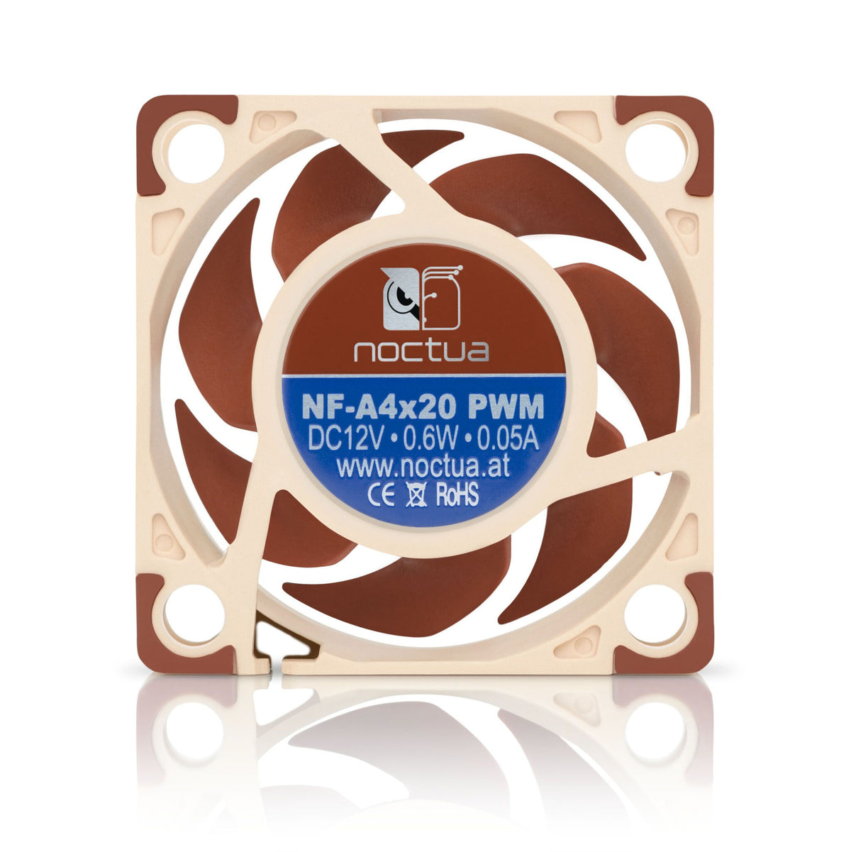 Noctua NF-A4x20 PWM - Computer Case Fan in Beige / Brown - 40mm
