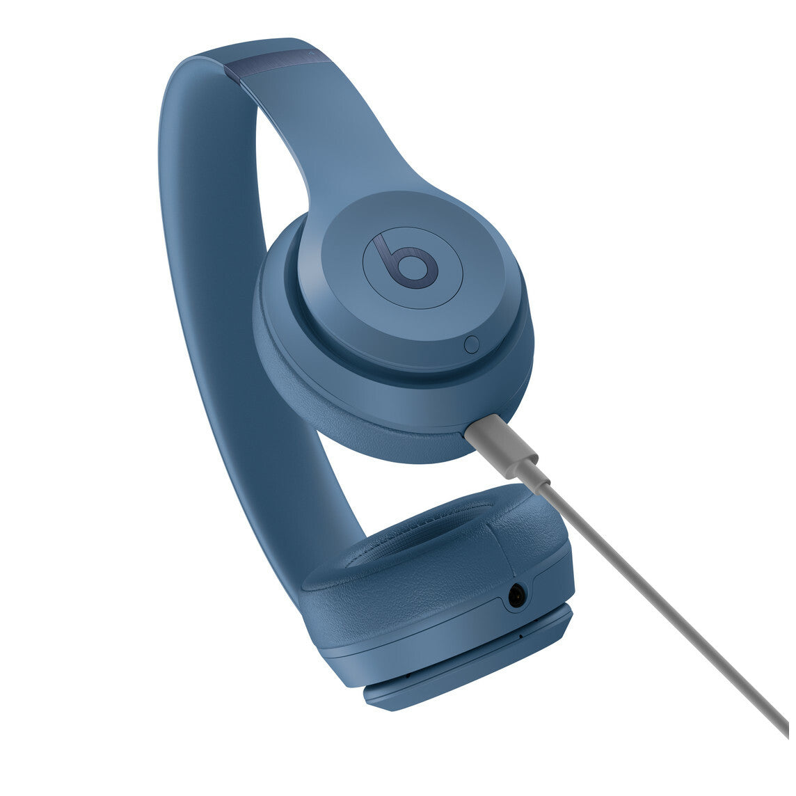 Apple Beats Solo 4 - USB Type-C Wired &amp; Wireless Bluetooth Headphones in Slate Blue