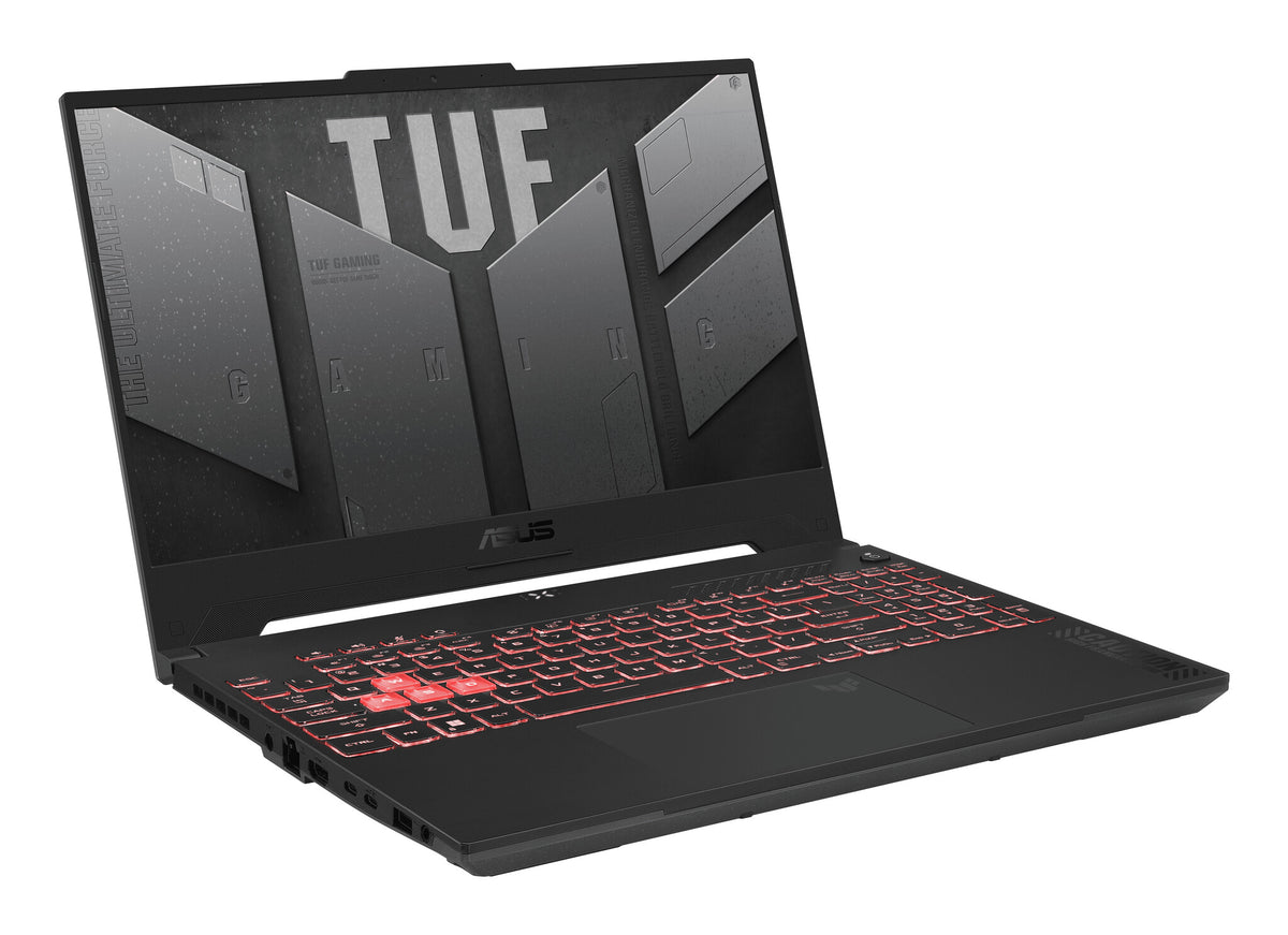 ASUS TUF Gaming A15 Laptop - 39.6 cm (15.6&quot;) - AMD Ryzen™ 5 7535HS - 16 GB DDR5-SDRAM - 512 GB SSD - NVIDIA GeForce RTX 4060 - Wi-Fi 6 - Windows 11 Home - Black / Grey