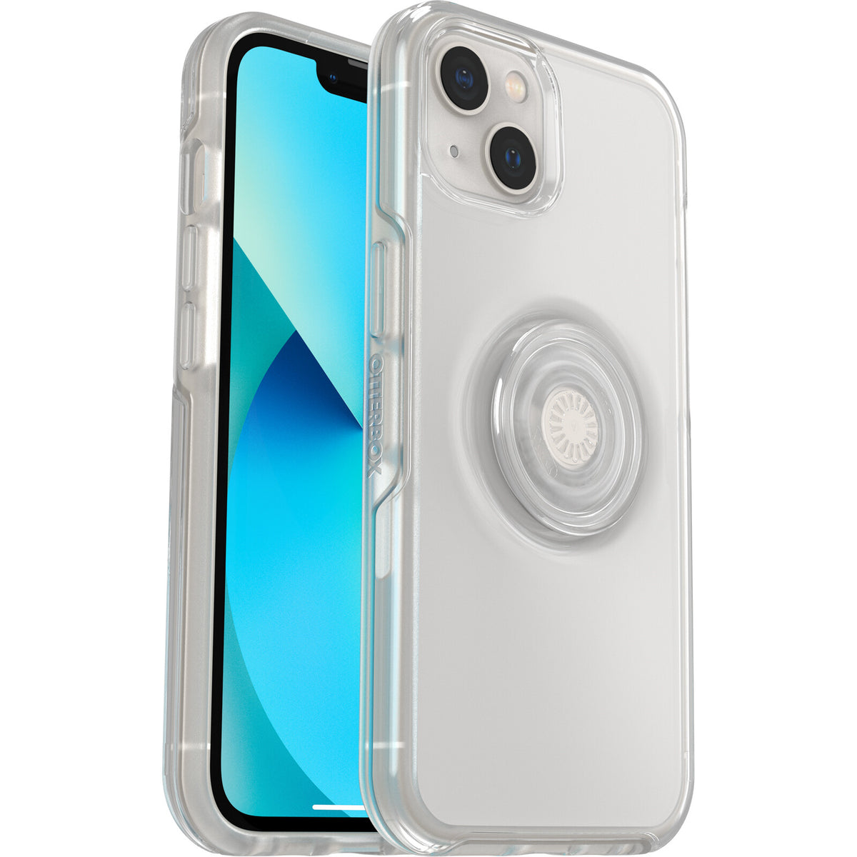 OtterBox Otter+Pop Case for iPhone 13 with PopSockets PopGrip in Clear