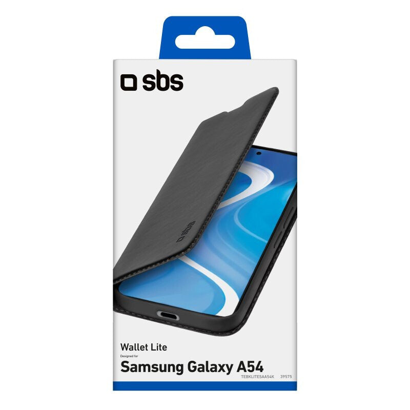 SBS Wallet Lite mobile phone case for Galaxy A54 in Black