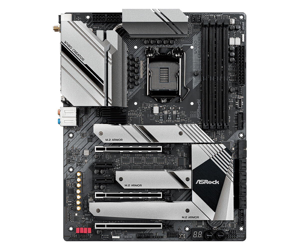 Asrock W480 CREATOR ATX motherboard - Intel W480 LGA 1200