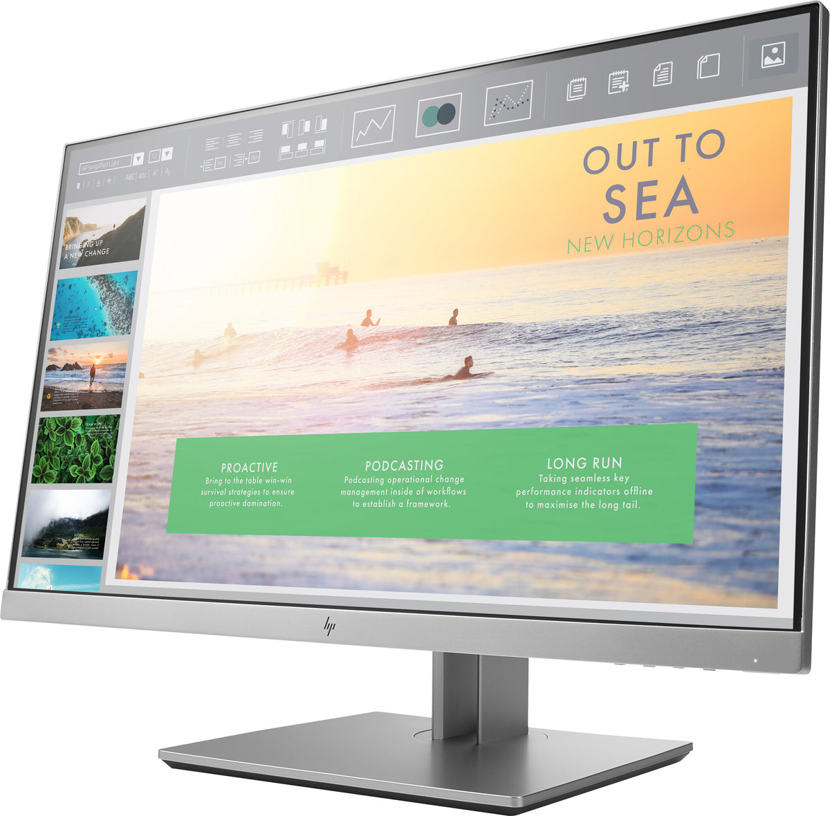 HP EliteDisplay E233 - 58.4 cm (23&quot;) - 1920 x 1080 pixels Full HD LED Monitor