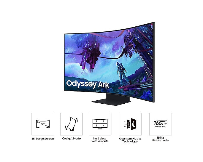 Samsung Odyssey Ark - 139.7 cm (55&quot;) - 3840 x 2160 pixels 4K Ultra HD LED Monitor
