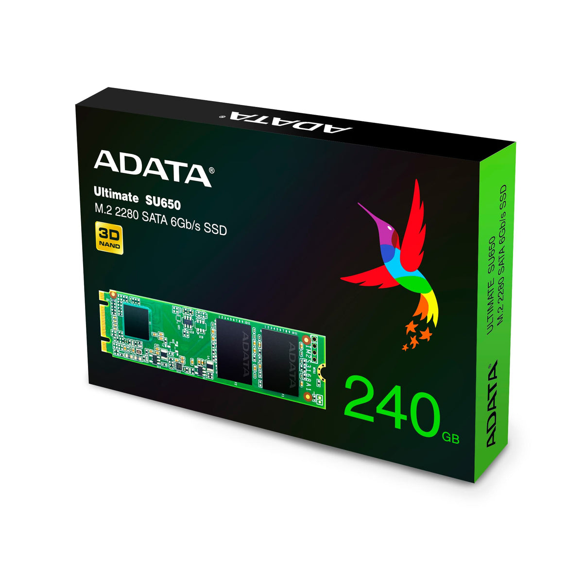 ADATA Ultimate SU650 - Serial ATA III 3D TLC M.2 SSD - 240 GB