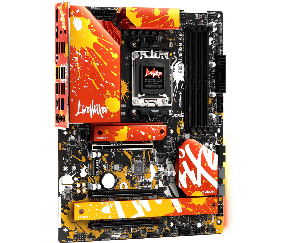 Asrock B650 LiveMixer ATX motherboard - AMD B650 Socket AM5