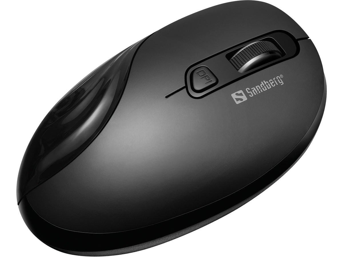 Sandberg - RF Wireless Mouse in Black - 1,600 DPI