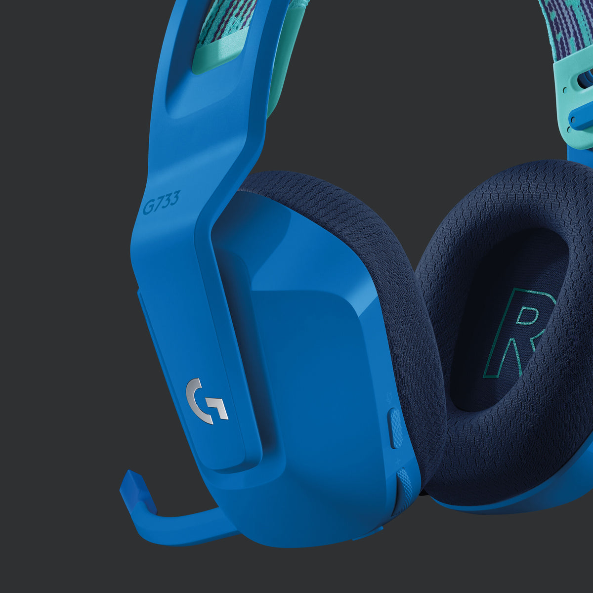 Logitech G G733 LIGHTSPEED - Wireless RGB Gaming Headset in Blue