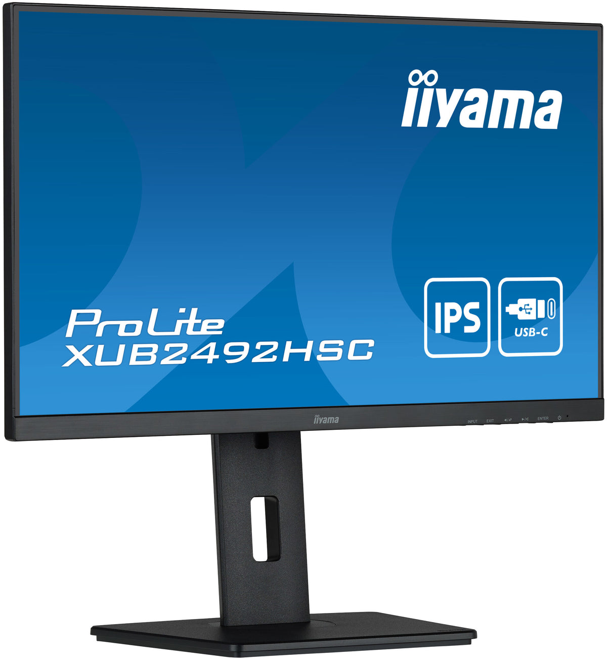iiyama ProLite XUB2492HSC-B5 LED display 61 cm (24&quot;) 1920 x 1080 pixels Full HD Black