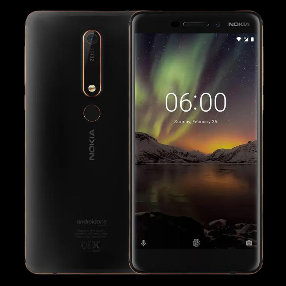 Nokia 6.1 - 32 GB - Black - Fair Condition - Unlocked