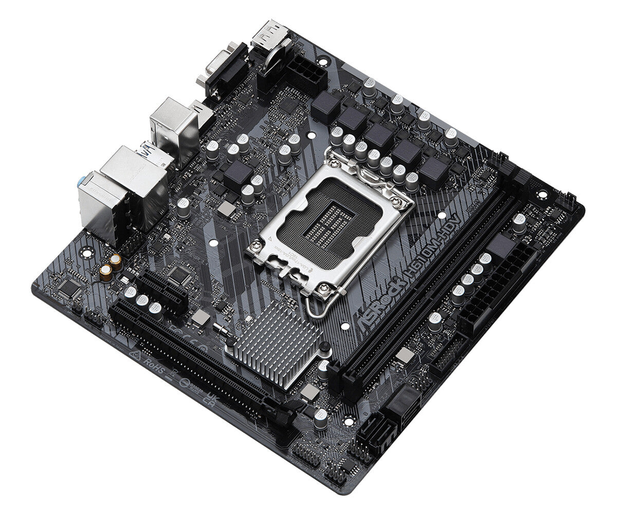 Asrock H610M-HDV micro ATX motherboard - Intel H610 LGA 1700