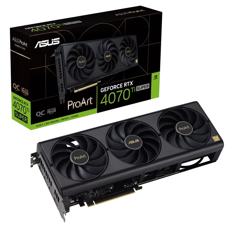 ASUS ProArt - NVIDIA 16 GB GDDR6X GeForce RTX 4070 Ti SUPER graphics card