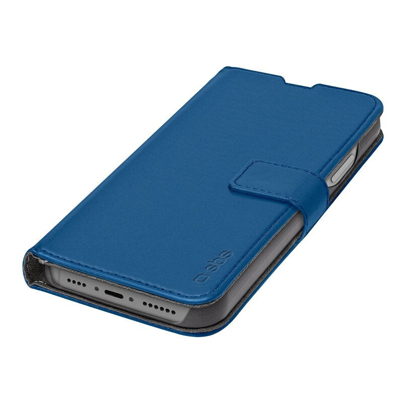 SBS Book Wallet mobile phone case for iPhone 14 Pro Max in Blue
