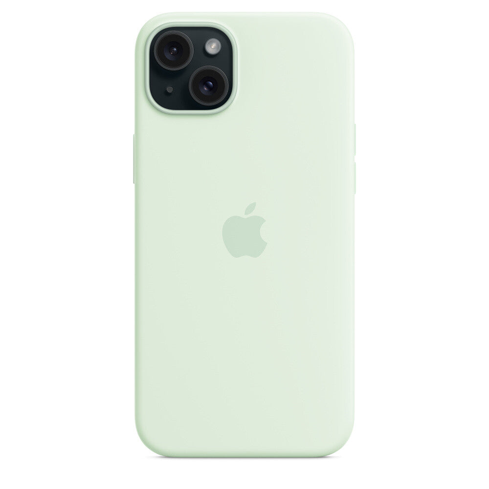 Apple MWNG3ZM/A - Silicone Case with MagSafe for iPhone 15 Plus in Soft Mint