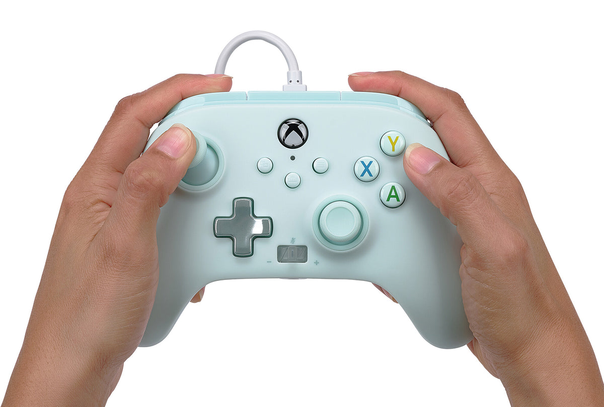 PowerA Enhanced - Wired Controller for Xbox Series X|S in Cotton Candy Blue