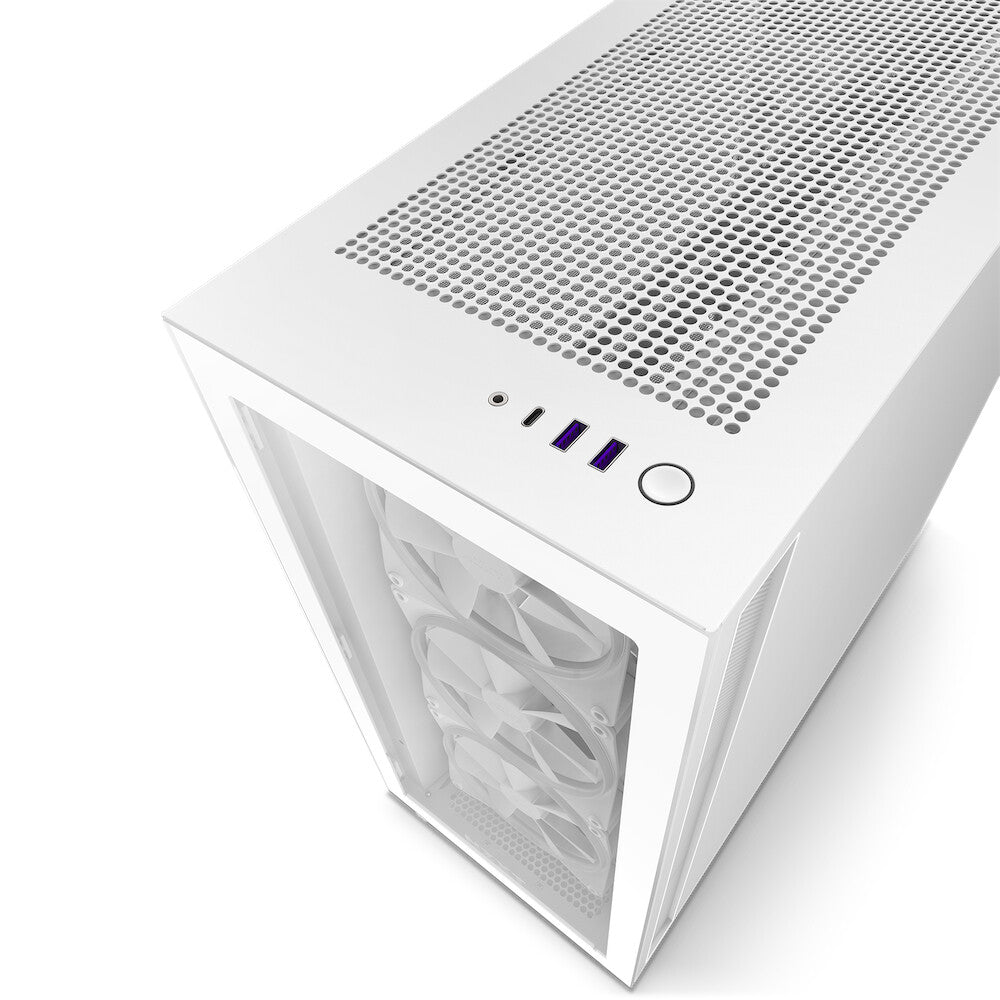 NZXT H7 Elite (2023) - ATX Mid Tower Case in White